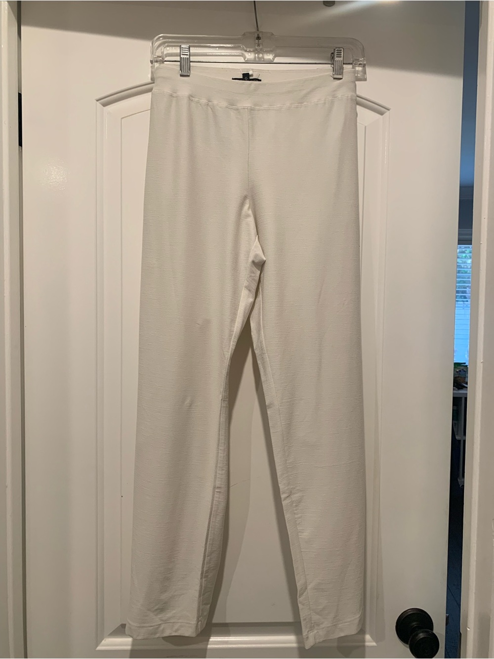 EILEEN FISHER SLIM ANKLE PANT in Bone NWT XL - Picture 4 of 9